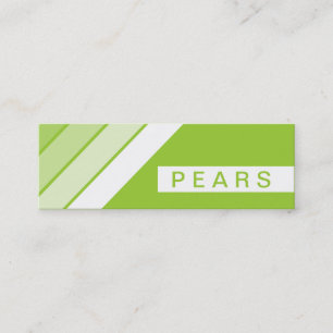 Cartão De Visita Mini retro PEARS