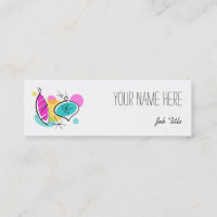 Retro Tree Baubles Groups texto lateral fino