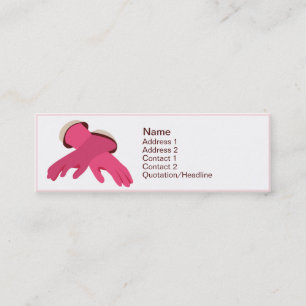 Cartão De Visita Mini Rubbergloves - magro