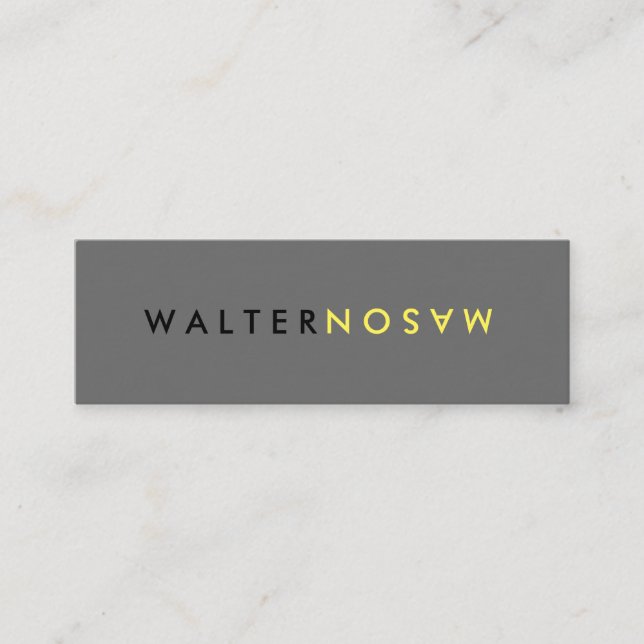 Cartão De Visita Mini Sacudir Carta (Frente)