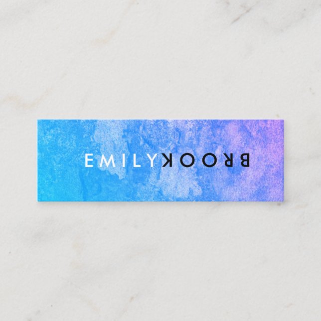 Cartão De Visita Mini Sacudir Carta (Frente)