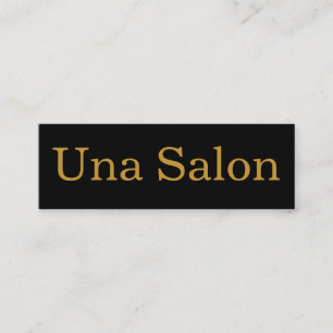 Cartão De Visita Mini Salão de beleza de Una