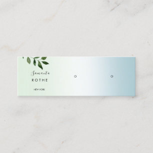 Cartão De Visita Mini Script Gradient Stud Earring Mini Mini Business Ca