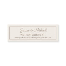 Site de casamento em Creme Marfim Branco