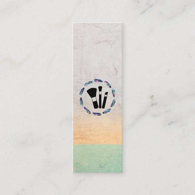 Cartão De Visita Mini Stellar Feather | Kit de maquilhagem (Frente)