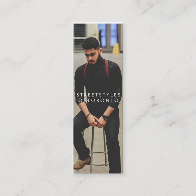 Cartão De Visita Mini streetstylesoftoronto (Frente)