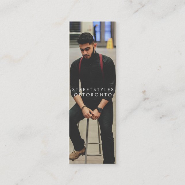 Cartão De Visita Mini streetstylesoftoronto (Frente)