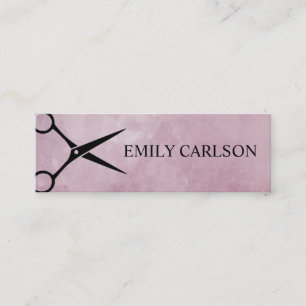 Cartão De Visita Mini Stylist para o cabelo chic