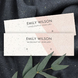 Cartão De Visita Mini Tela branca de brilho cerâmico com brilho