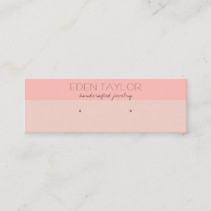 Cartão De Visita Mini Tela cor-de-rosa de textura de couro