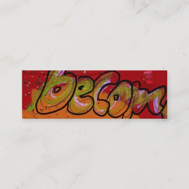 Cartão De Visita Mini "Tornado " (Frente)