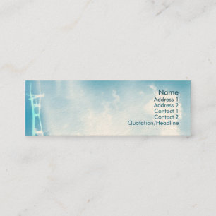 Cartão De Visita Mini Torre - magro