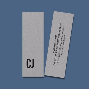 Cartão De Visita Mini Trabalhos em rede pretos cinzentos elegantes