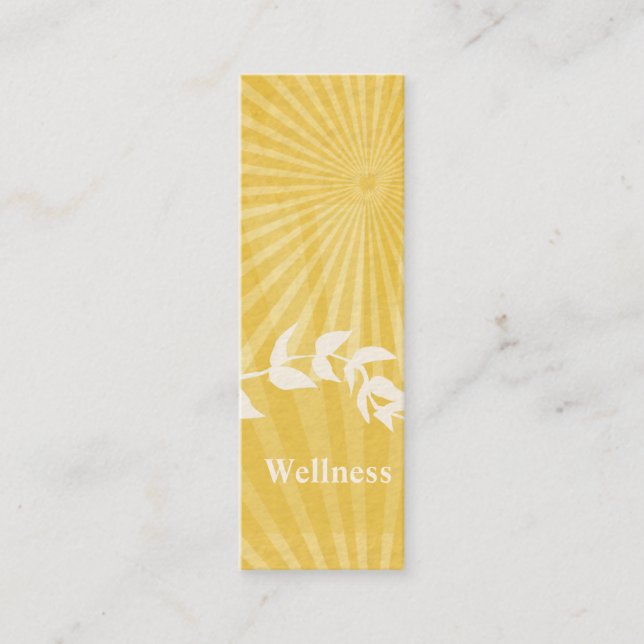 Cartão De Visita Mini Treinador espiritual da meditação (Frente)