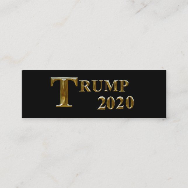 CARTÃO DE VISITA MINI TRUMP 2020 (Frente)
