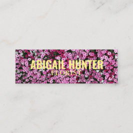 Cartão De Visita Mini Twitter personalizado "Blooming Flowers"