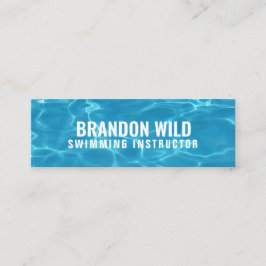 Cartão De Visita Mini Twitter personalizado "Ripples de Água"