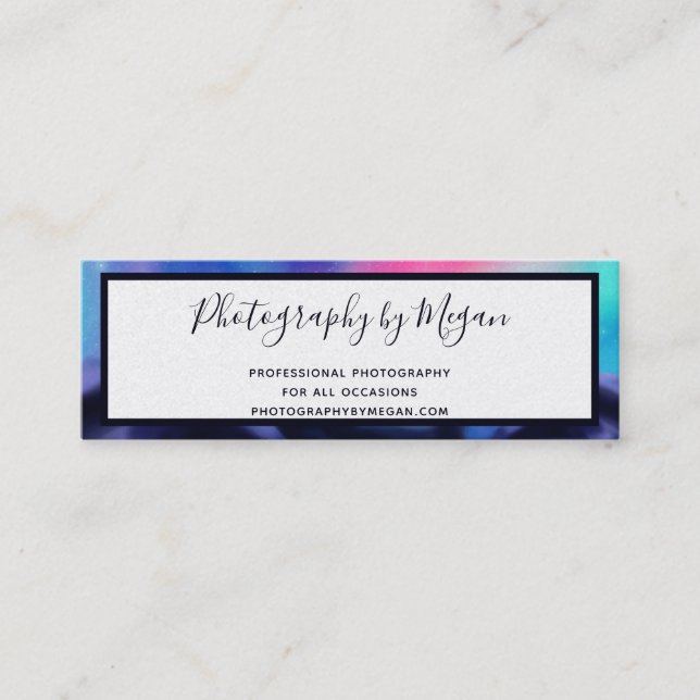 Cartão De Visita Mini Um Milhão de Sonhos Aurora (Frente)