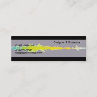 Cartão De Visita Mini vdsdsdsvdsvd, desenhista - personalizado -