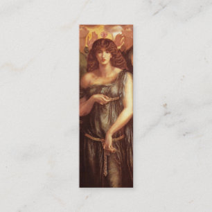 Cartão De Visita Mini Venus Astarte Bookmark por Dante Gabriel Rossetti