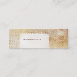 Cartão De Visita Mini Vintage Antigo Elegante