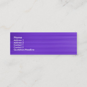 Cartão De Visita Mini Violeta escovada