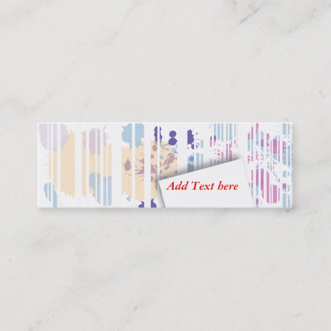 Cartão De Visita Mini Visitenkarte Dogge (Frente)