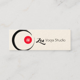 Cartão De Visita Mini Zen Yoga Studio
