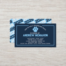 Miniinserção da graduação do marinho e Azul / Conv
