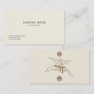 Cartão De Visita Minimal Japanese Business Card 