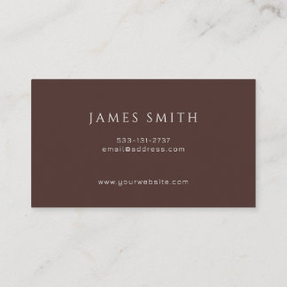 Cartão De Visita Minimal Modern Creative Director Business Card