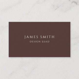 Cartão De Visita Minimal Modern Design Lead Business Card