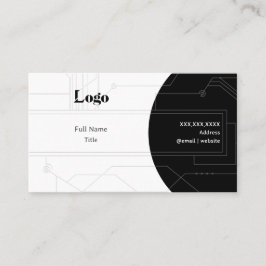 Cartão De Visita Minimal Networking Business Card