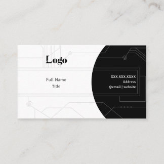 Cartão De Visita Minimal Networking Business Card