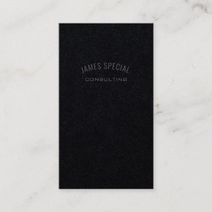 Cartão De Visita Minimalismo Cinza Cinza negra Consultoria profissi
