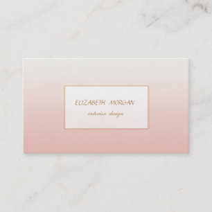 Cartão De Visita Minimalismo Elegante Moderno