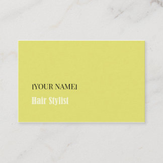 Cartão De Visita Minimalist Business Card for Hair Stylist