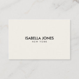 Cartão De Visita Minimalist Luxury Boutique Ivory