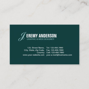 Cartão De Visita Minimalista