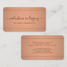 Minimalista de Folha de Cobre de Assinatura de Scr