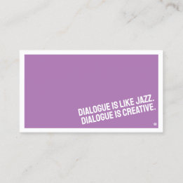 CARTÃO DE VISITA minimalista de TEATER