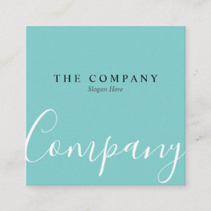 Cartão de visita minimalista do quadrado do erro