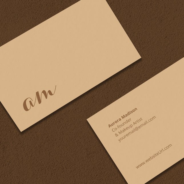 Cartão de visita minimalista e bonito simples (Minimalistic and Beautiful Simple Business Card)