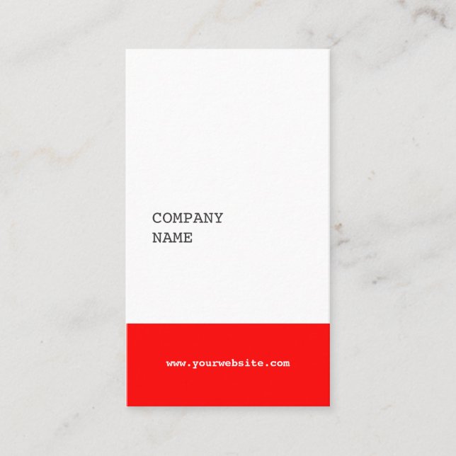 Cartão de visita minimalista moderno do (Frente)