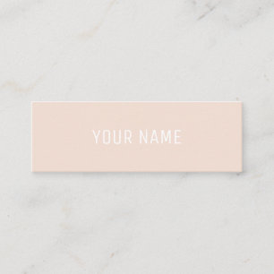 Cartão de visita minimalista moderno do abricó