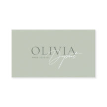 Minimalista Moderno Elegante Verde Pastel