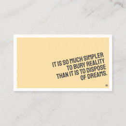 CARTÃO DE VISITA minimalista PROSE