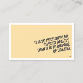 CARTÃO DE VISITA minimalista PROSE