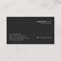 Minimalista simples, luxo, Premium, preto