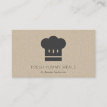 Mínimo Black Kraft Modern Chef Catering